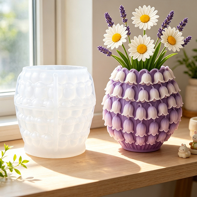 Potsticker Mold - 3D Lily of the Valley Vase