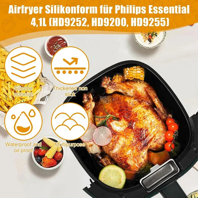 Silicone Air Fryer Mould for f - Philips Air Fryer Hd9252 recension och pris