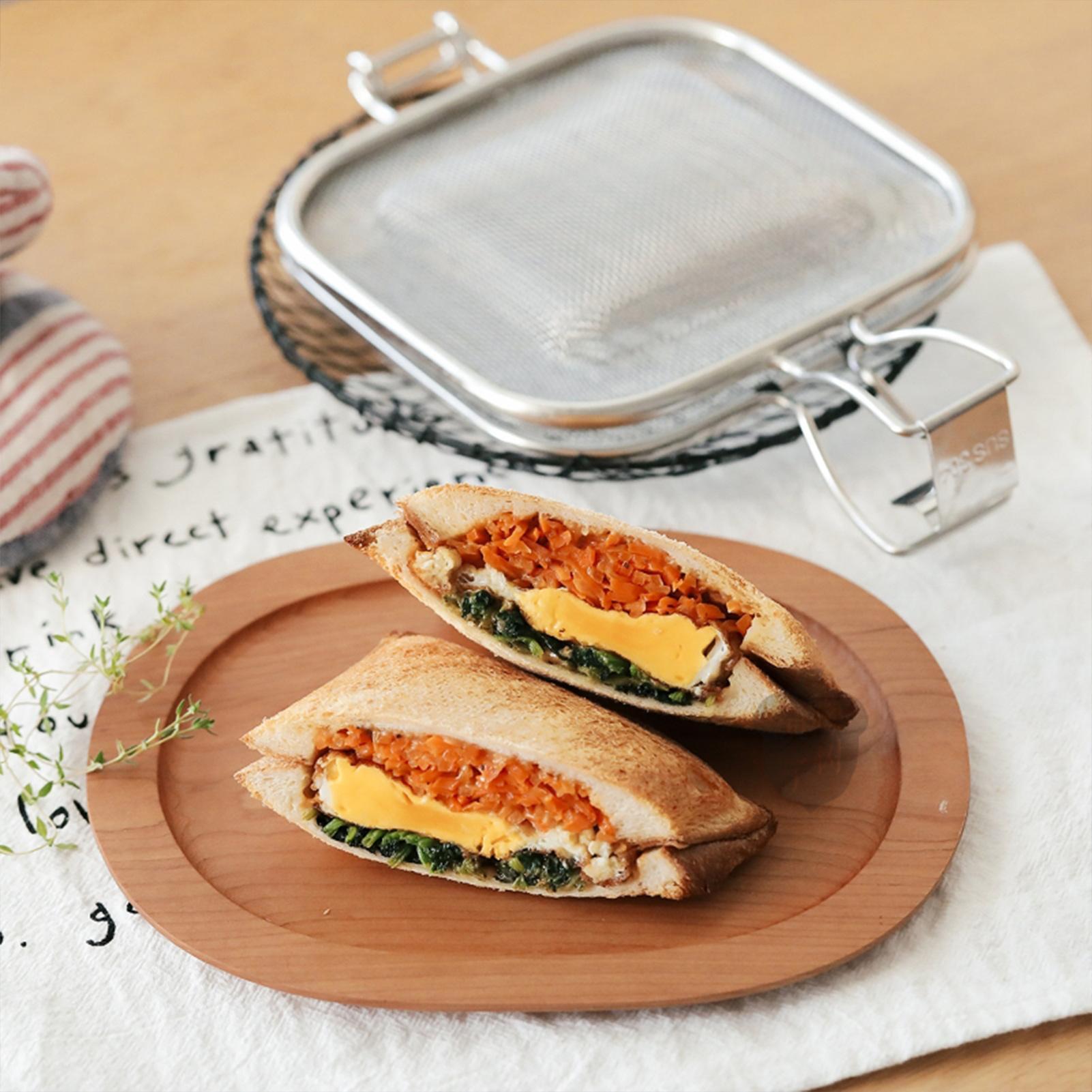 Stainless Steel Sandwich Press - Hot Dog Press recension och pris