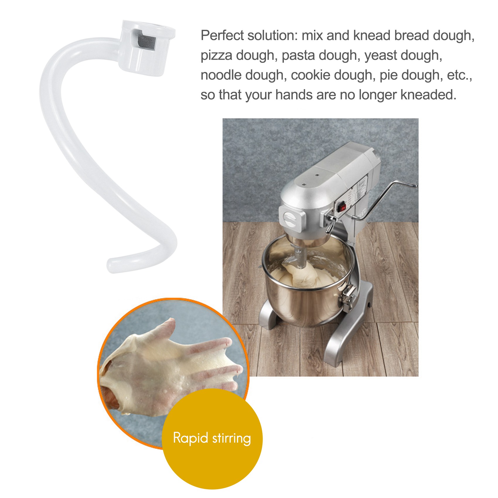 Ideal# Spiral Dough Hook Repla - Kitchenaid Mixer Pro 600 recension och pris