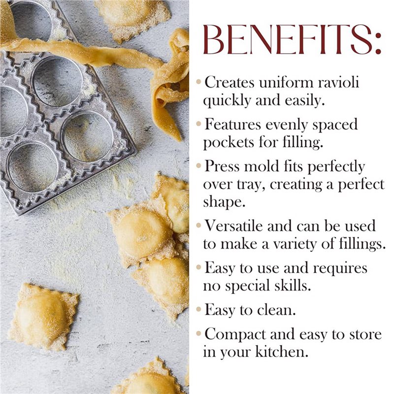 AC62-2X Ravioli Maker Press Mo - Potsticker Mold recension och pris