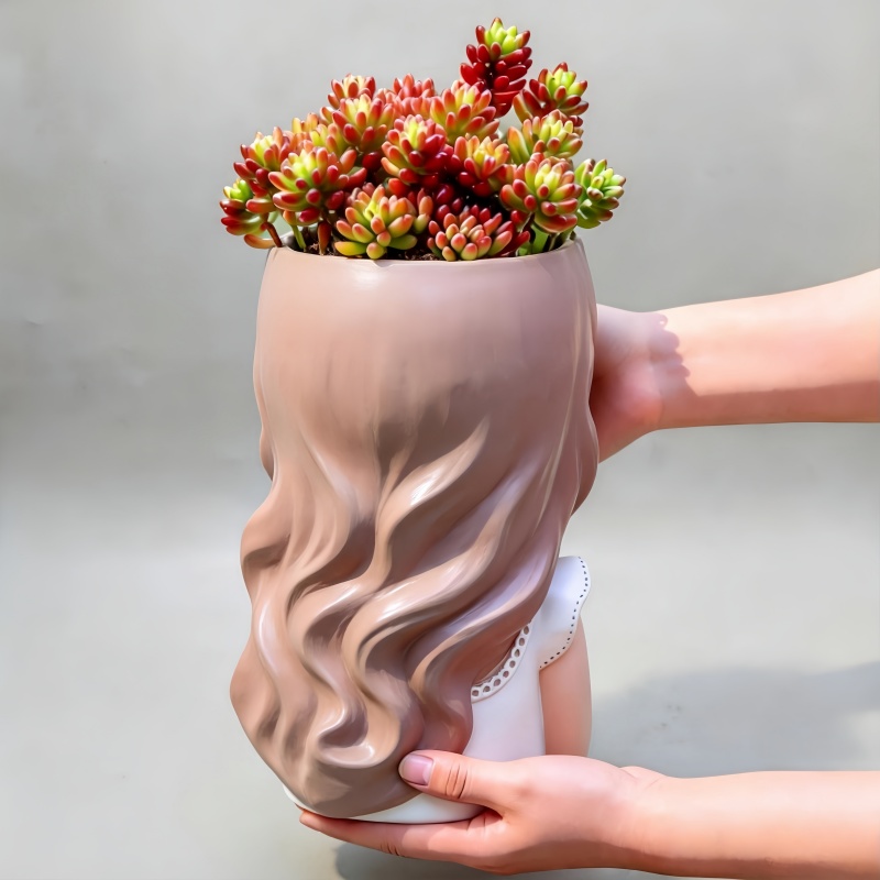Large Fairy Girl Flower Pot Si - Potsticker Mold recension och pris
