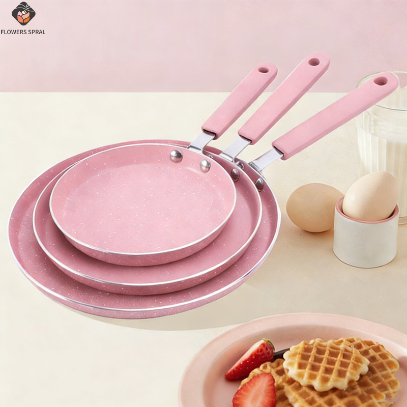 1 Non Stick Pink Frying Pan Fo - Egg Waffle Pan recension och pris