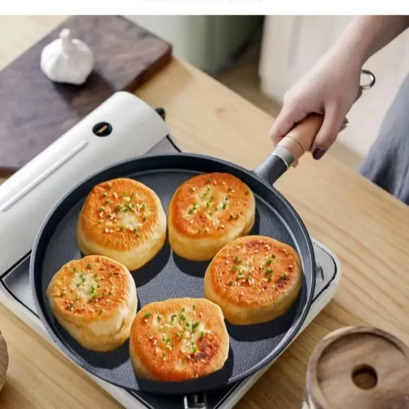 26cm Cast Iron Frying Pan Unco - Mini Pancake Griddle recension och pris
