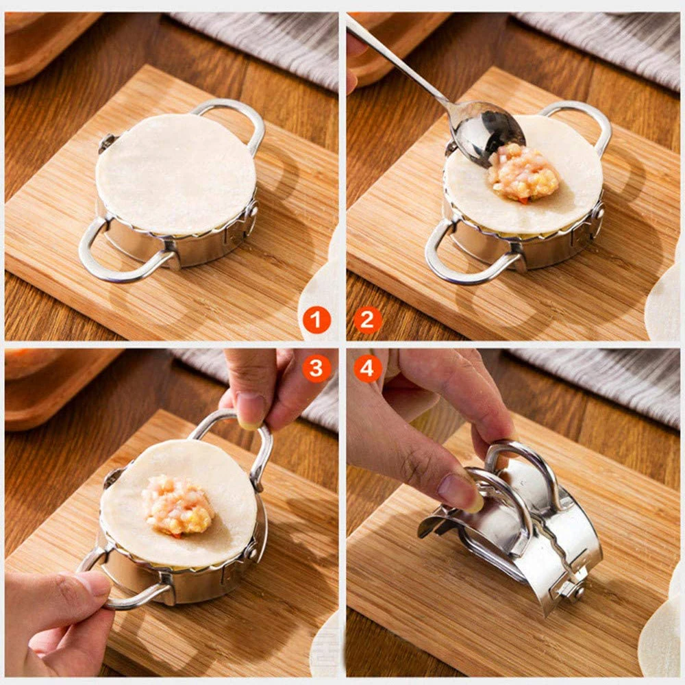 Stainless Steel Dumpling Mold  - Dumpling Press Set recension och pris