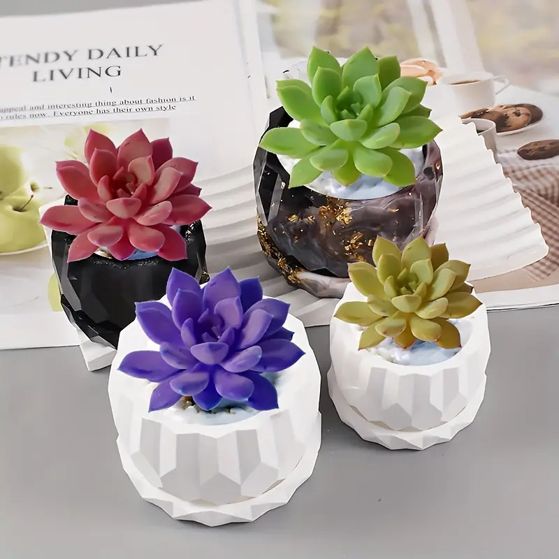 1 Set Silicone Planter Molds F - Potsticker Mold recension och pris