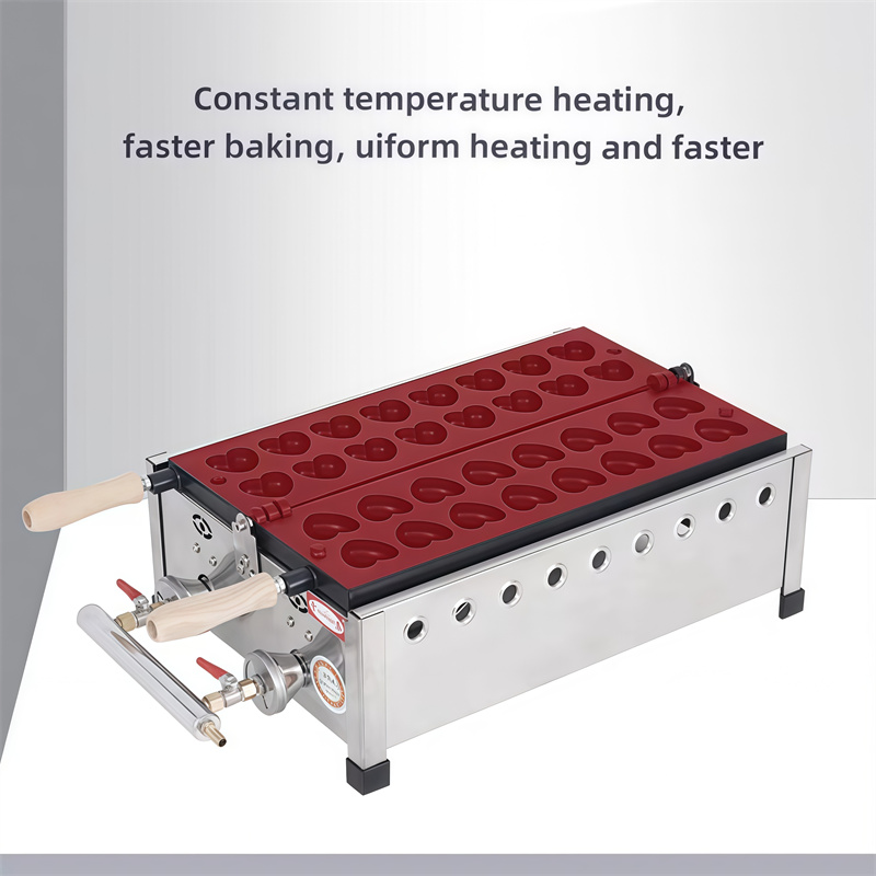 Mini Gas Heart Shape Waffle Ma - Mini Pancake Griddle recension och pris