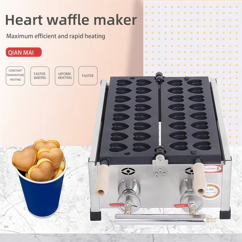Mini Gas Heart Shape Waffle Ma - Mini Pancake Griddle recension och pris