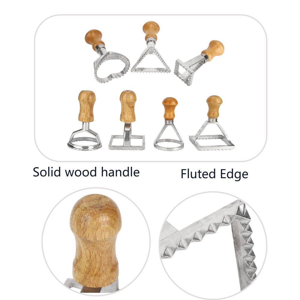 7PCS Individual Upright Raviol - Dumpling Press Set recension och pris