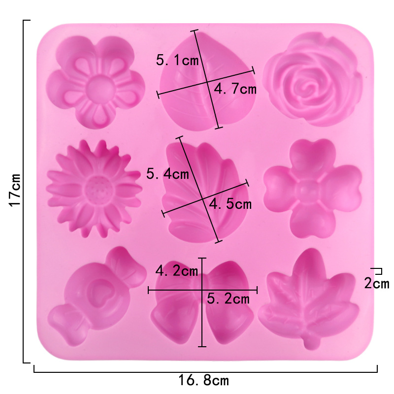 Rose Silicone Mold Flower Leav - Bunny Cake Mold recension och pris